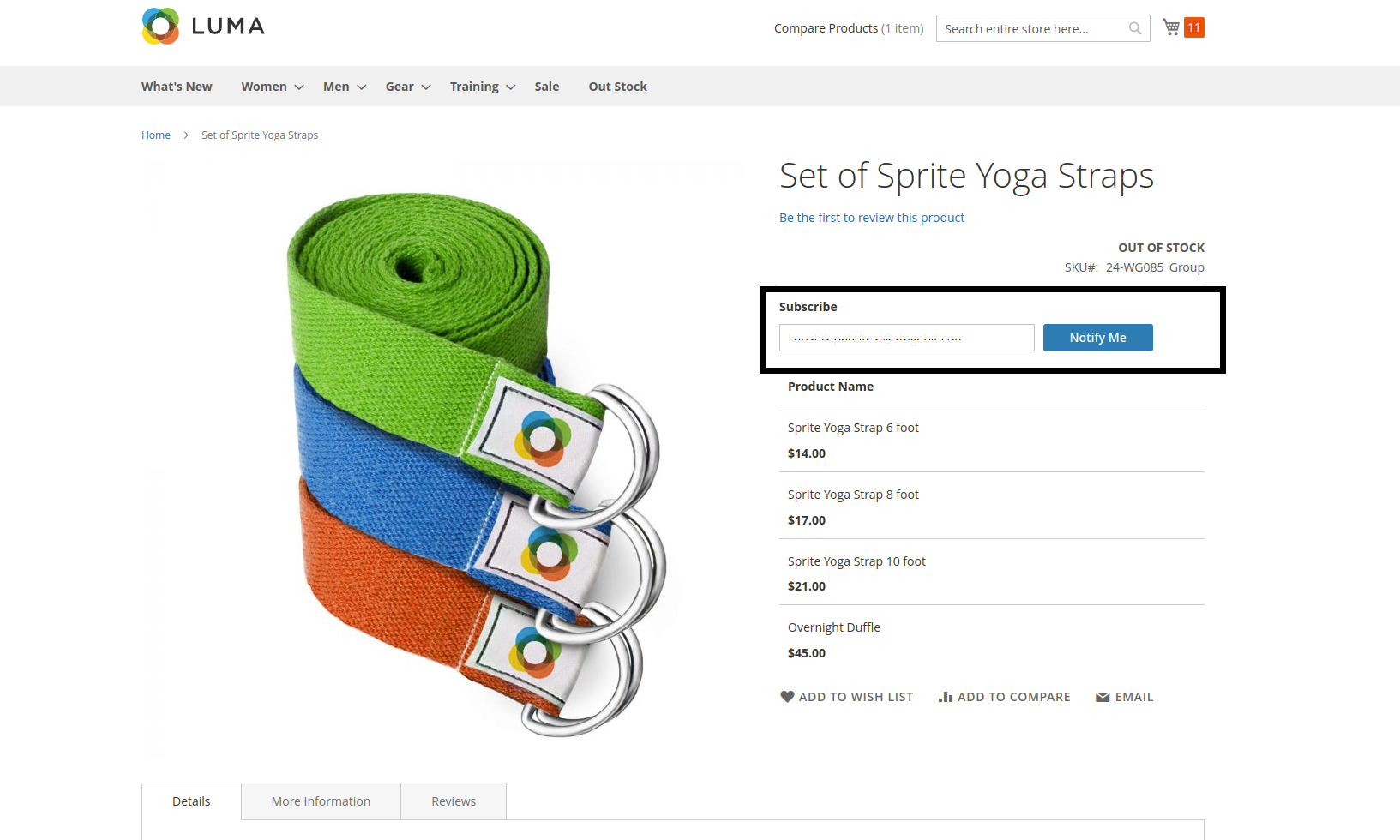 Magento 2 Out of Stock Notification Extension