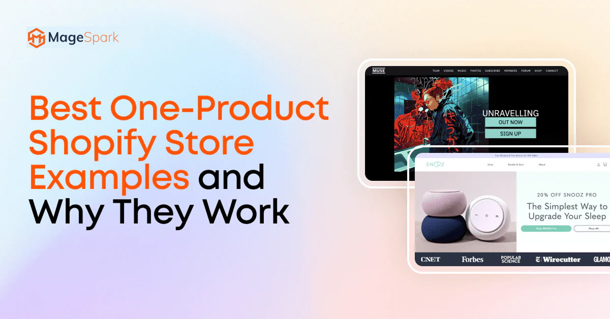 20 Best One-Product Shopify Store Examples & Why They Work
