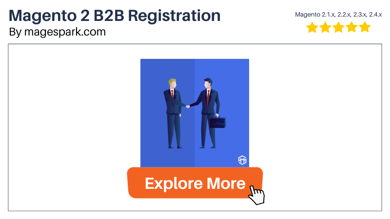 Magento 2 B2B Registration