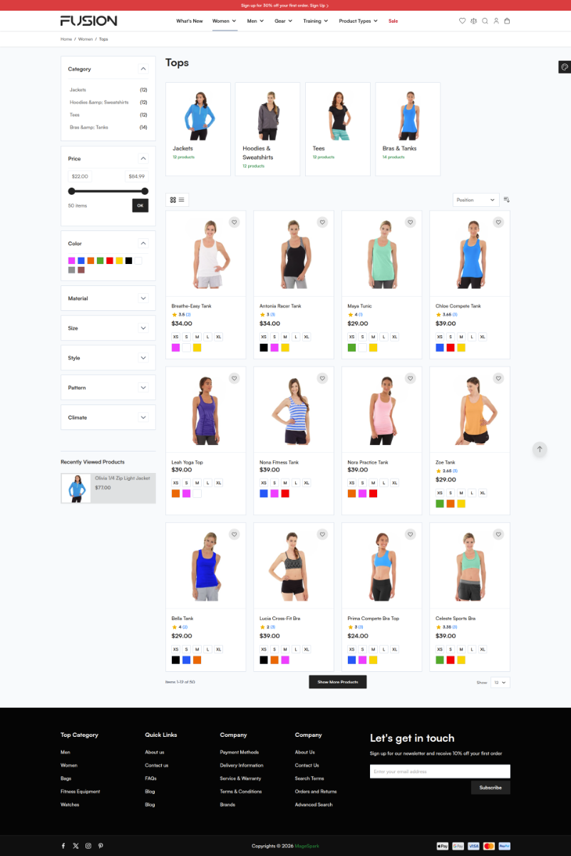 Fusion - A Hyvä Fashion Theme for Magento 2