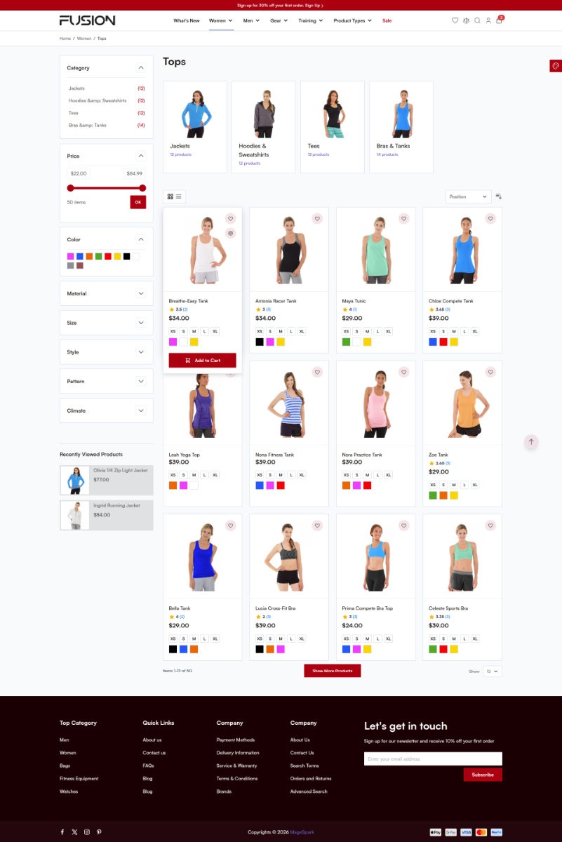 Fusion - A Hyvä Fashion Theme for Magento 2