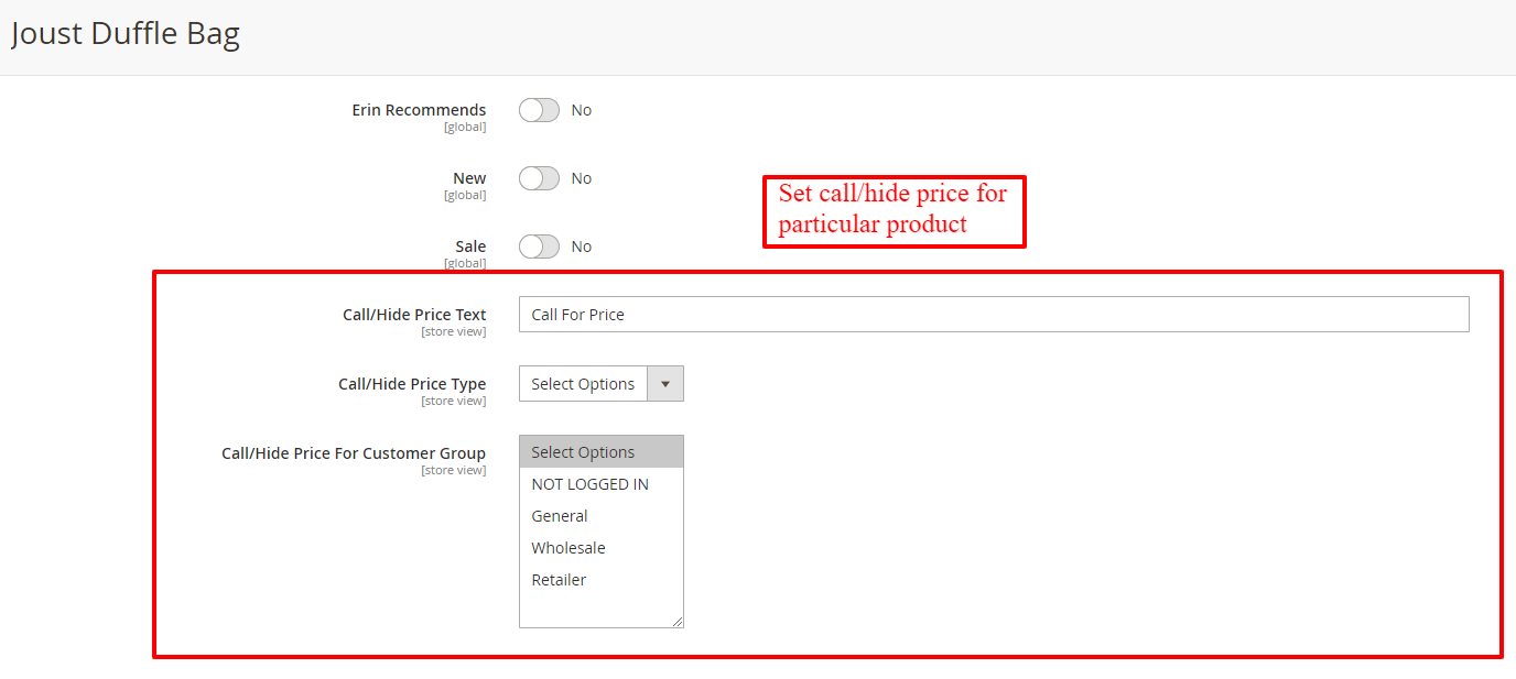 Magento 2 Advanced Hide Price