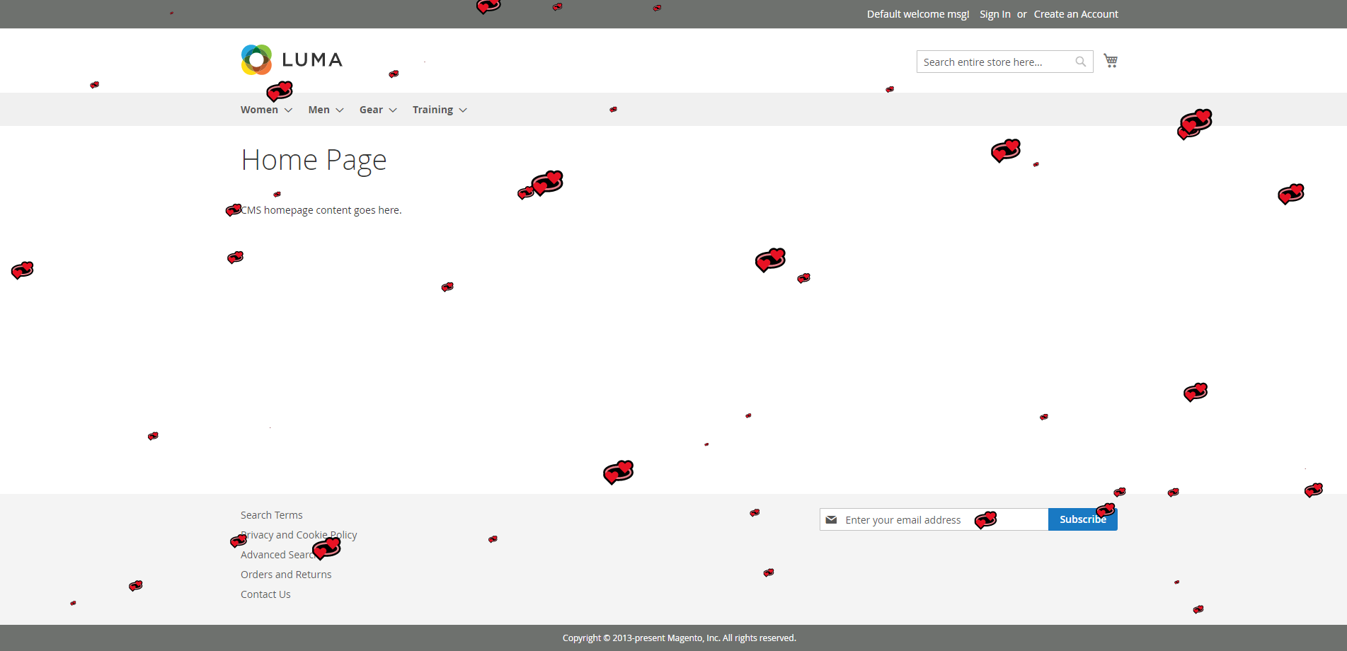 Valentine’s Day Decoration for Magento 2