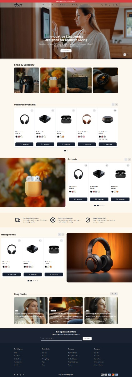 Volt - A Hyvä Electronics Theme for Magento 2