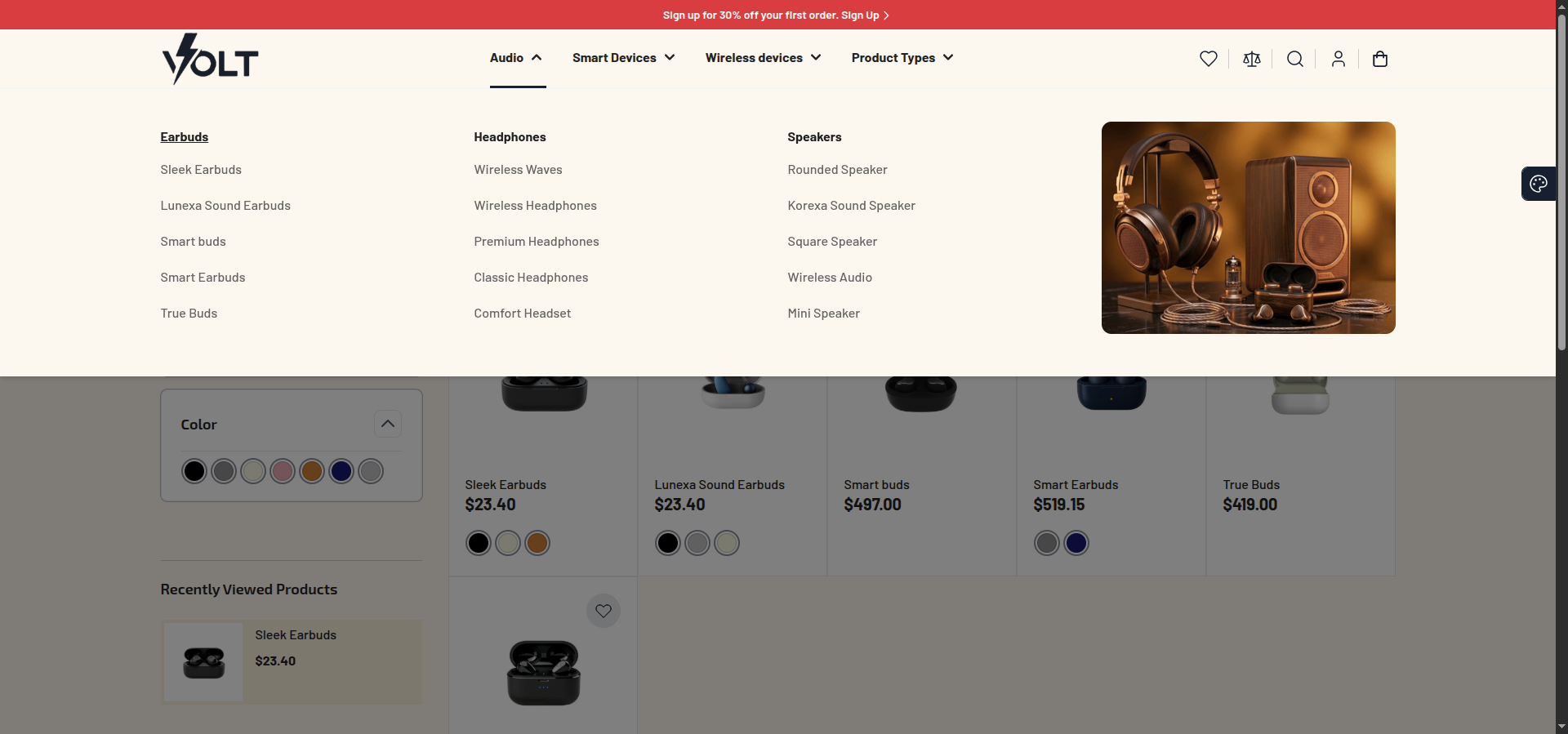 Volt - A Hyvä Electronics Theme for Magento 2