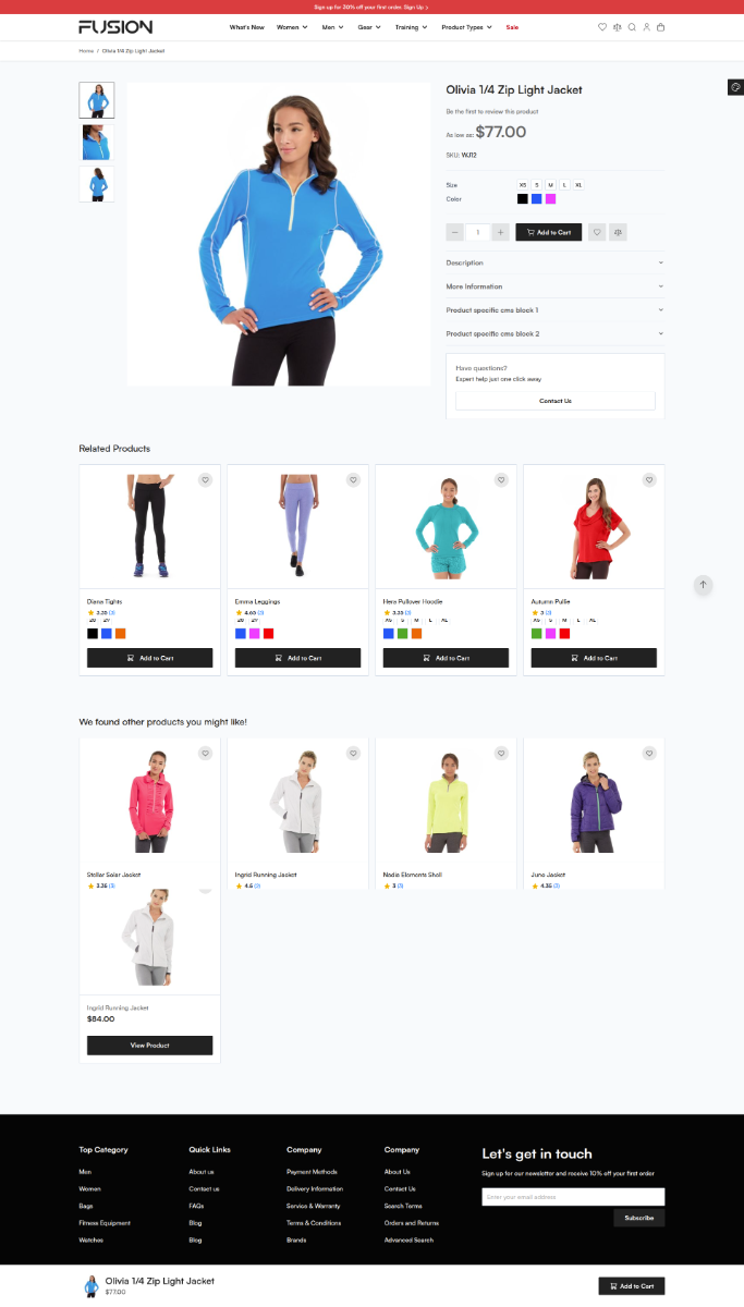 Fusion - A Hyvä Fashion Theme for Magento 2