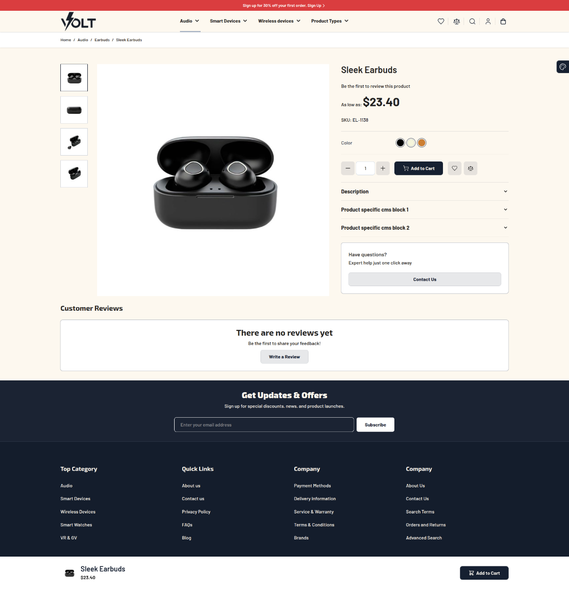 Volt - A Hyvä Electronics Theme for Magento 2