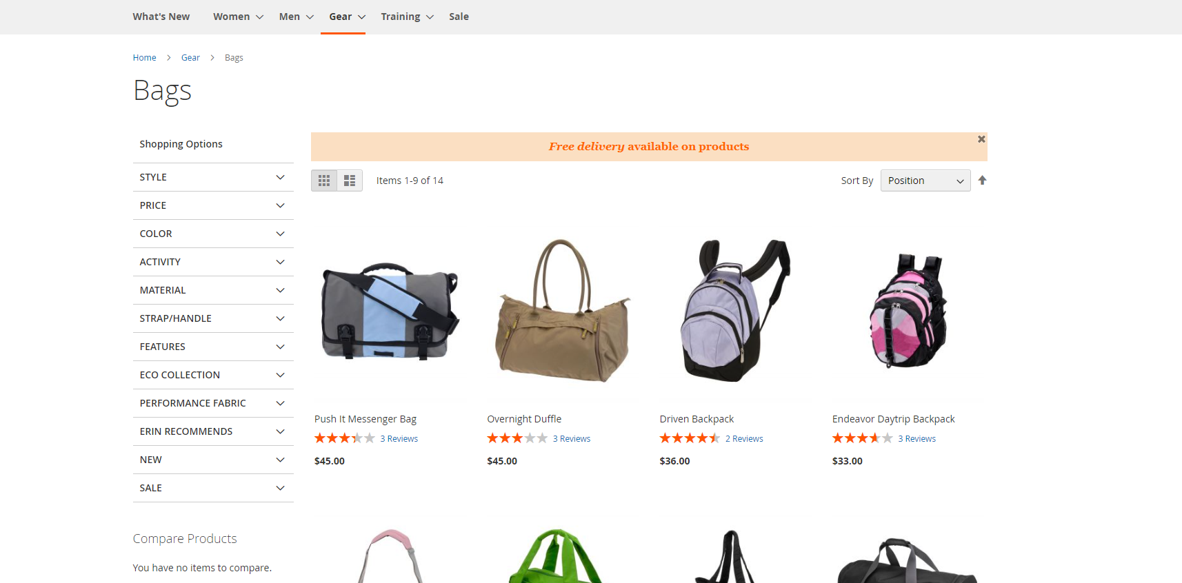 Magento 2 Promotion Bar