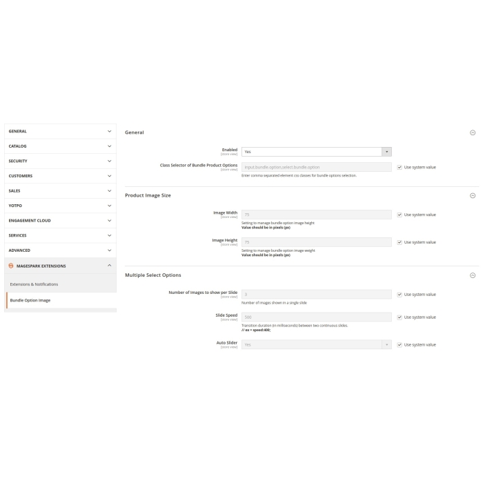 Magento 2 Bundle Option Image