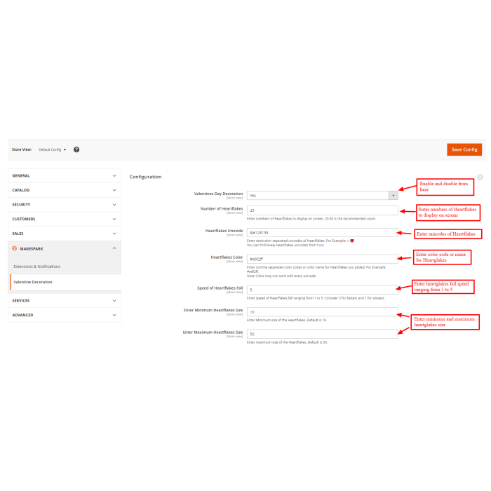 Valentine’s Day Decoration for Magento 2