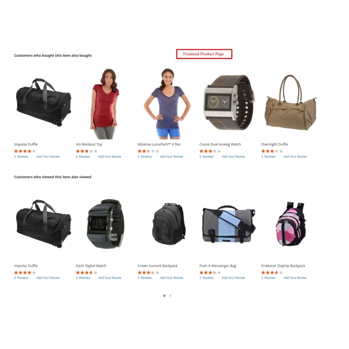 Magento 2 Customers Also Bought/ Also Viewed
