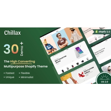 Chillax - The Next Generation Multipurpose Shopify Theme OS 2.0 - Multilanguage - RTL Support — Shopify Themes