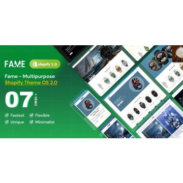 Fame - Luxury Watches and Multipurpose Shopify Theme OS 2.0 — Shopify Themes