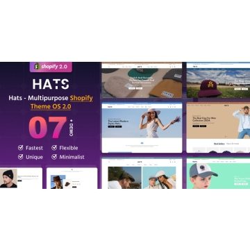 Hats - Next-gen Multipurpose Shopify theme grade-A — Shopify Themes