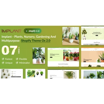 Implant - Plants, Nursery, Gardening and Multipurpose Shopify Theme OS 2.0 — Shopify Themes