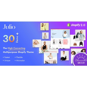 Julio – Multipurpose Shopify Themes OS 2.0 - RTL Support — Shopify Themes