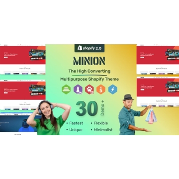 Minion - Multipurpose Shopify Themes OS 2.0 - RTL Support — Shopify Themes