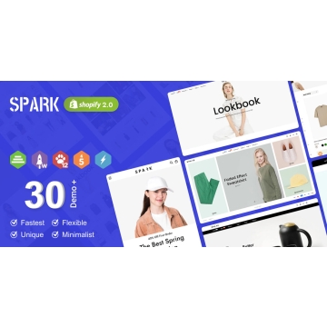 Spark Shopify Theme for Clothing Brands (OS 2.0, RTL-ready) — Shopify Themes