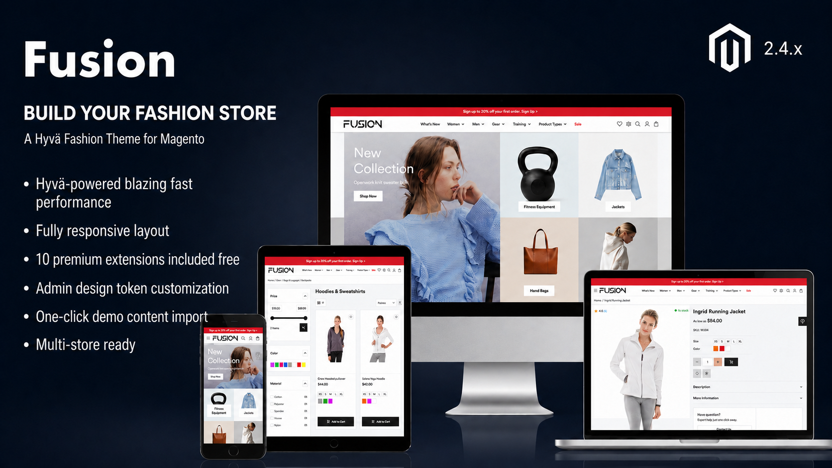Fusion - A Hyvä Fashion Theme for Magento 2