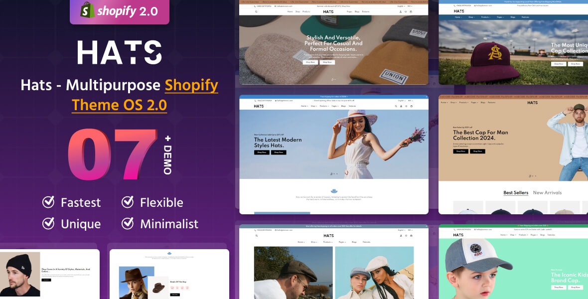 Hats - Next-gen Multipurpose Shopify theme grade-A