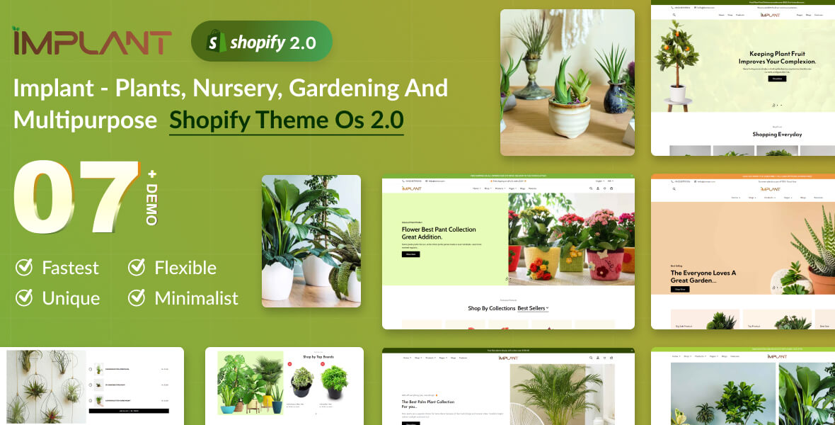Implant - Plants, Nursery, Gardening and Multipurpose Shopify Theme OS 2.0