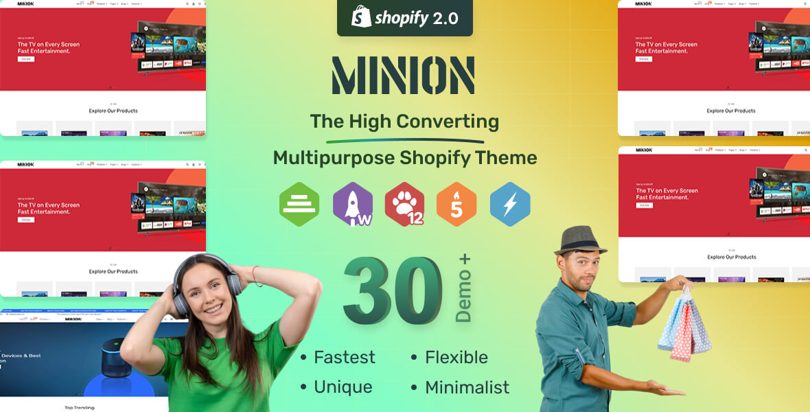 Minion - Multipurpose Shopify Themes OS 2.0 - RTL Support