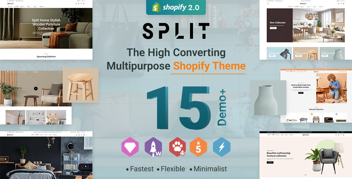 Split - Furniture, Multipurpose Shopify Themes OS 2.0 - RTL Support