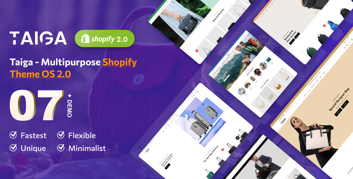 Taiga - Multipurpose Shopify Theme OS 2.0