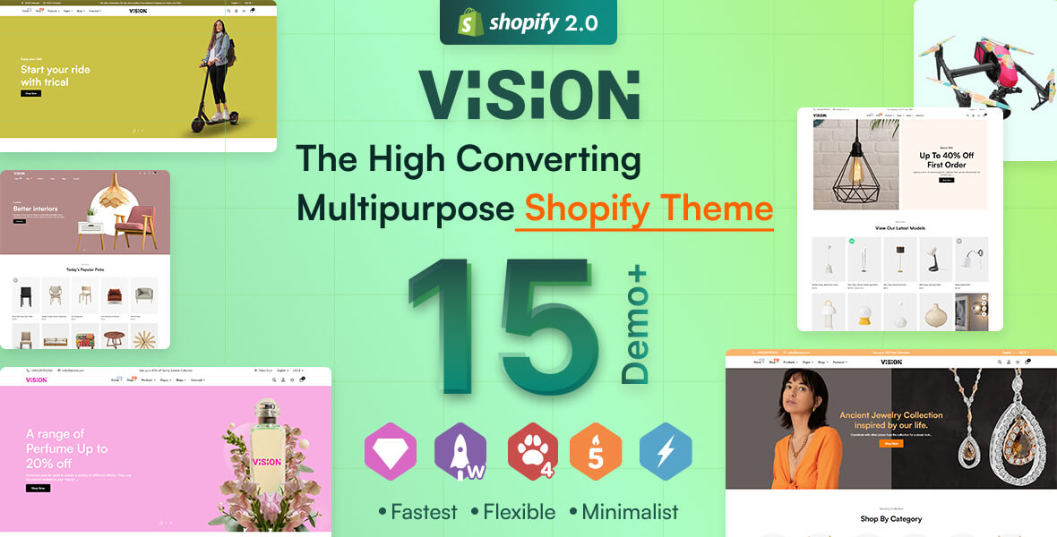 Vision - Multipurpose, Clean, Versatile, Responsive Shopify Theme OS 2.0 - Multilanguage - RTL Support