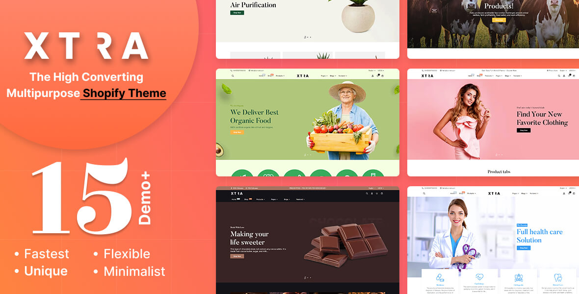 Xtra - Next Generation Multipurpose Shopify Theme OS 2.0 - Multilanguage - RTL Support