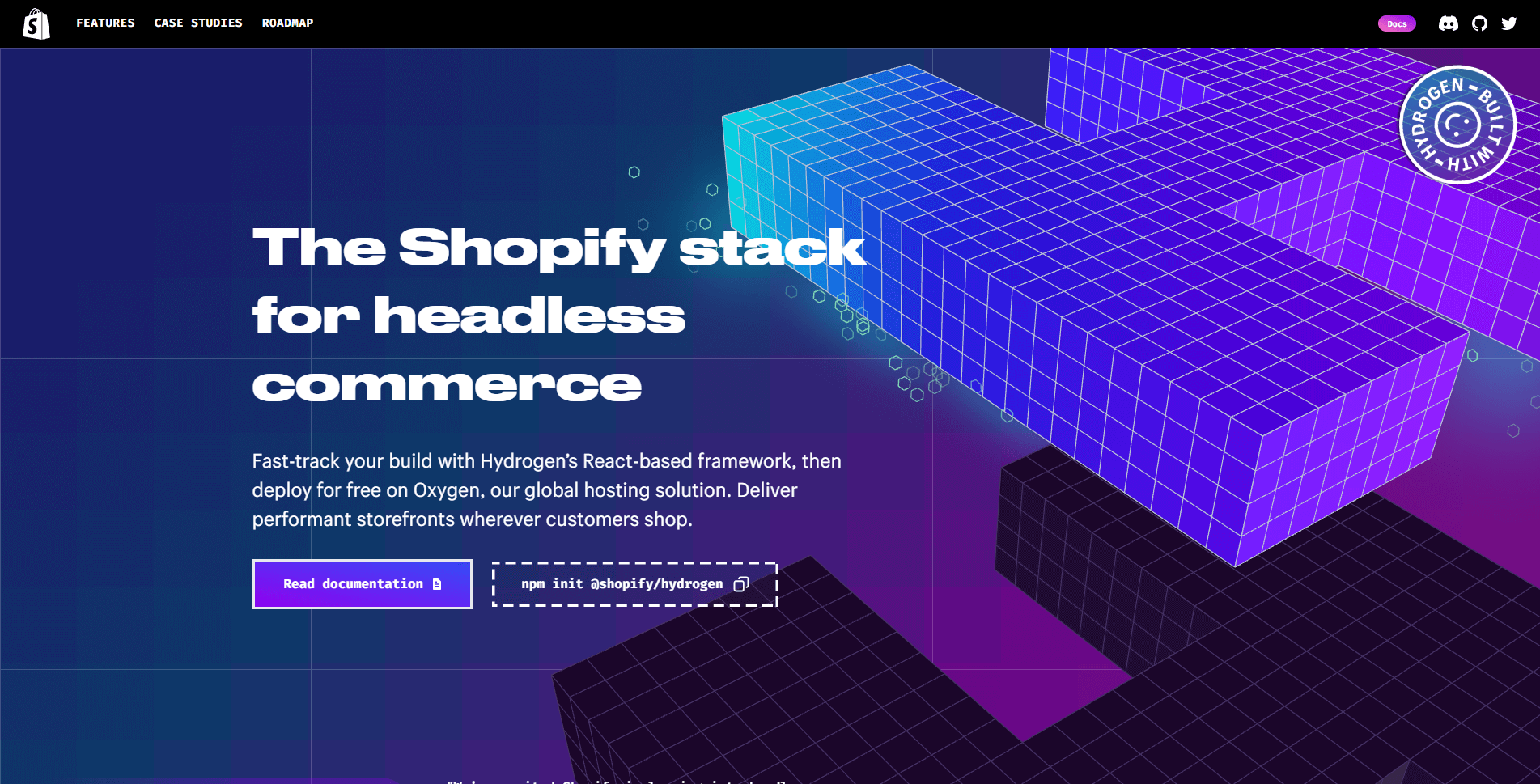 How Shopify Hydrogen works with Shopify backend and Storefront API