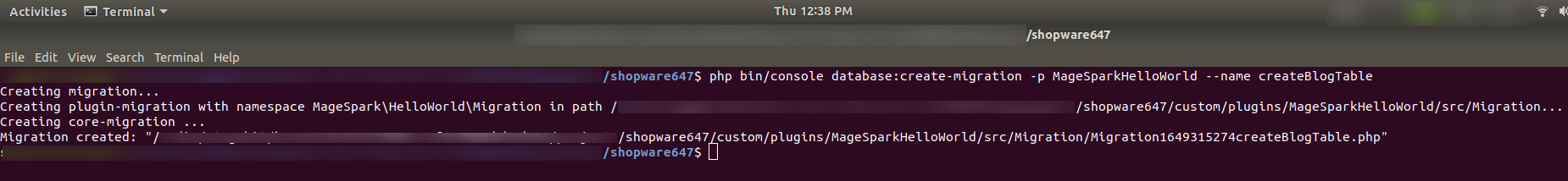 Migration in Shopware 6
