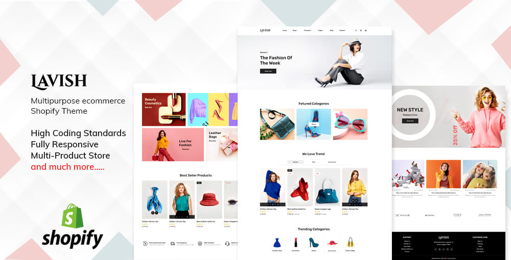 Fast Shopify Fashion Theme Lavish