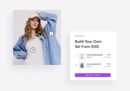 Product bundles feature in Spark Shopify theme